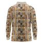 Harriet Powers 1898 Bible Quilt Long Sleeve Polo Shirt African American Folk Art