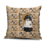 Harriet Powers 1898 Bible Quilt Pillow Cover African American Folk Art