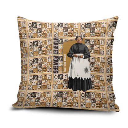 Harriet Powers 1898 Bible Quilt Pillow Cover African American Folk Art