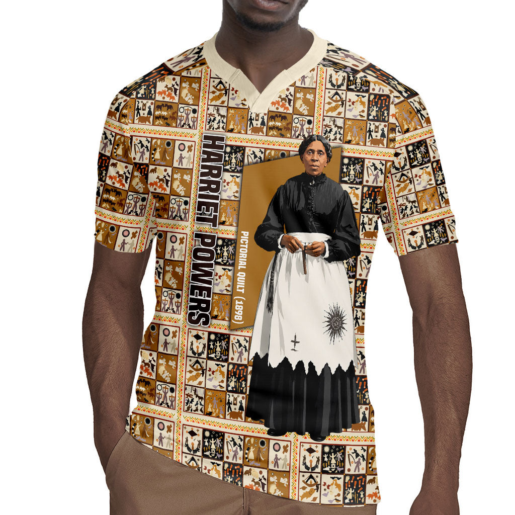 Harriet Powers 1898 Bible Quilt Rugby Jersey African American Folk Art