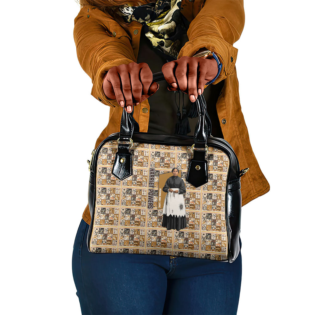 Harriet Powers 1898 Bible Quilt Shoulder Handbag African American Folk Art