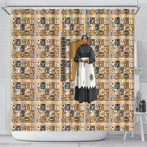 Harriet Powers 1898 Bible Quilt Shower Curtain African American Folk Art