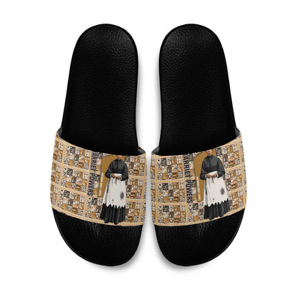 Harriet Powers 1898 Bible Quilt Slide Sandals African American Folk Art