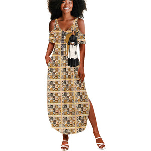 Harriet Powers 1898 Bible Quilt Summer Maxi Dress African American Folk Art