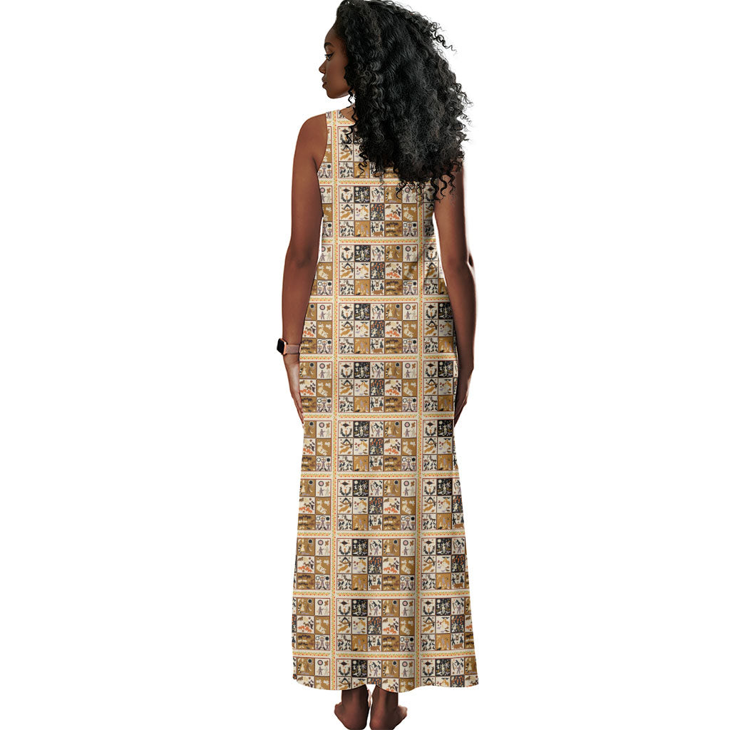 Harriet Powers 1898 Bible Quilt Tank Maxi Dress African American Folk Art