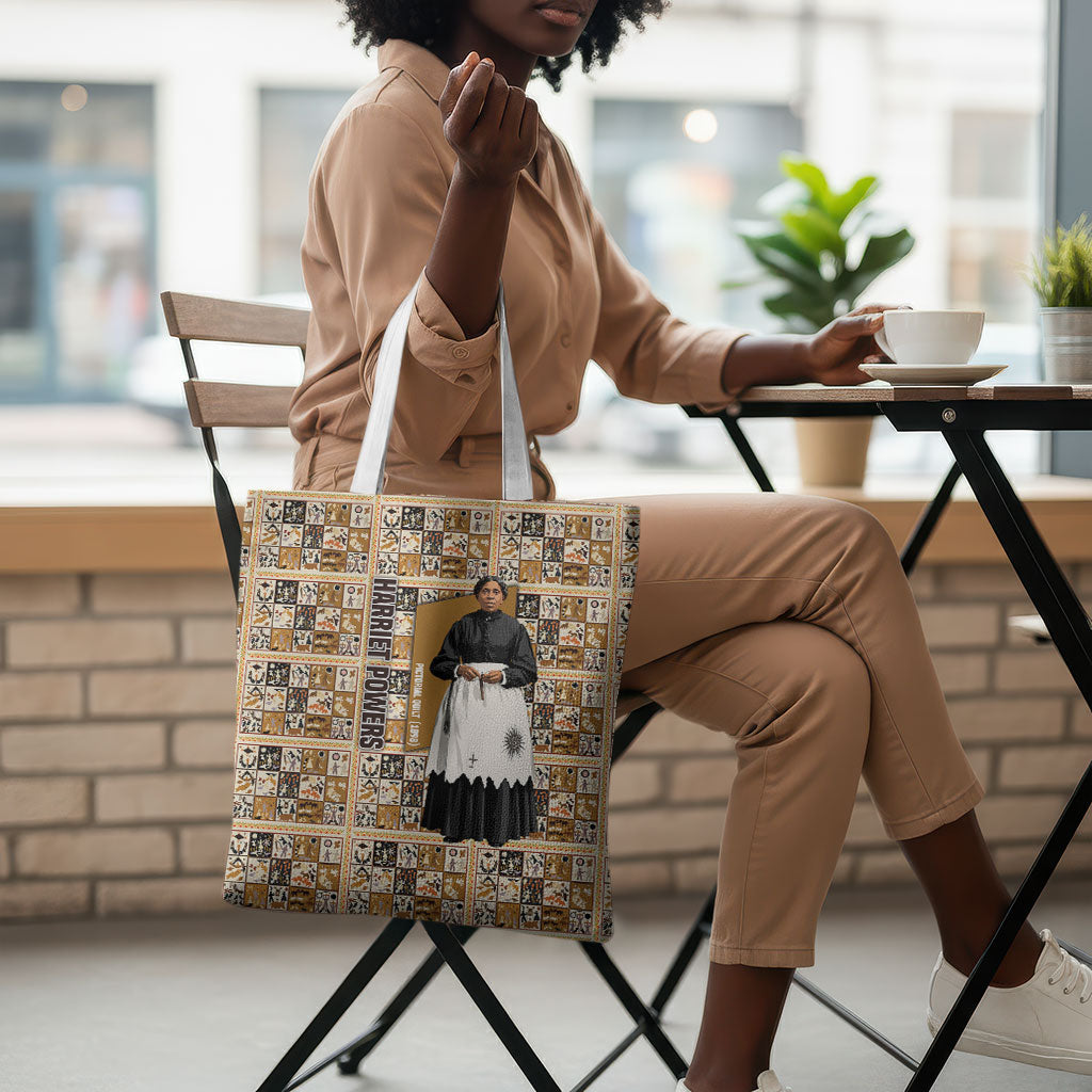 Harriet Powers 1898 Bible Quilt Tote Bag African American Folk Art