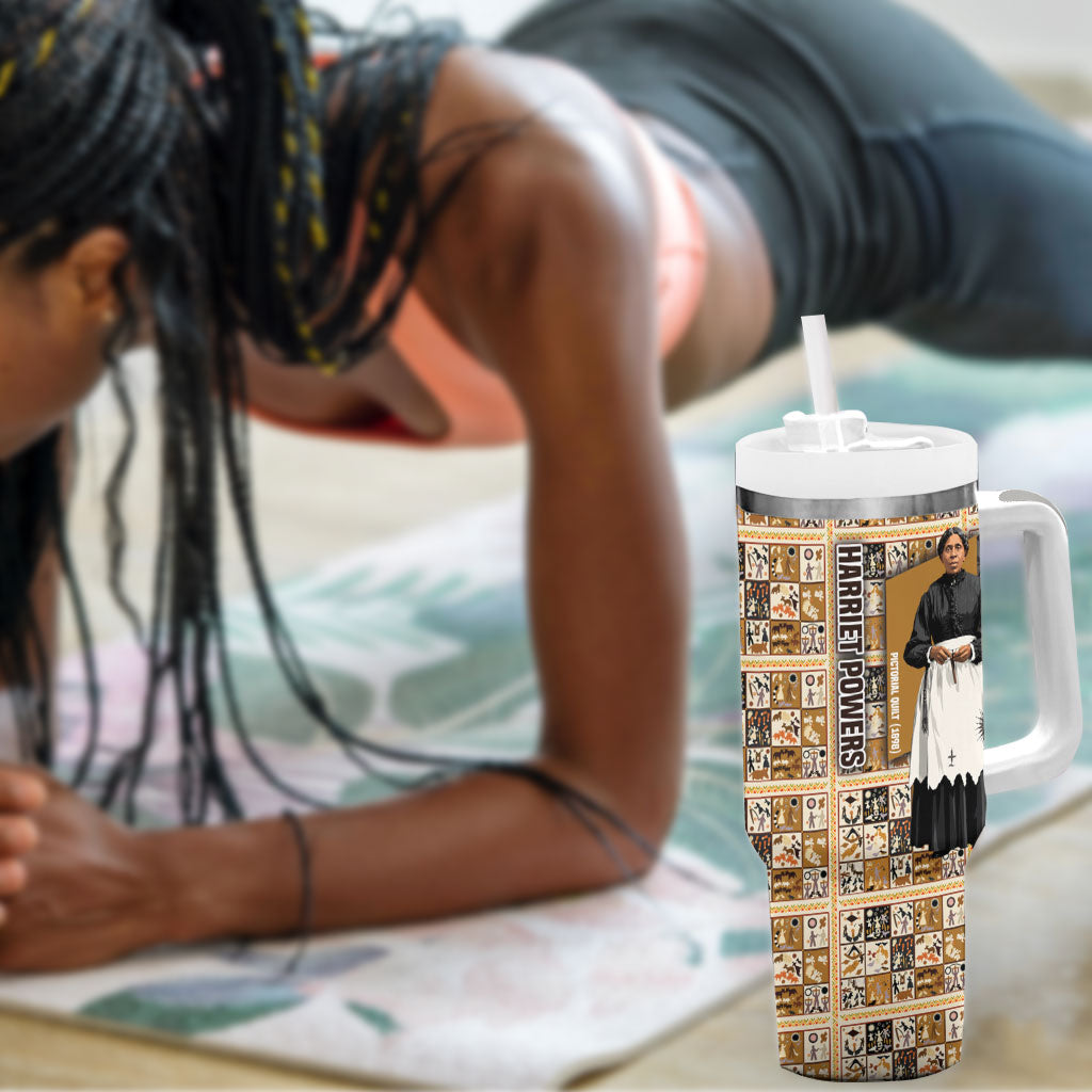 Harriet Powers 1898 Bible Quilt Tumbler With Handle African American Folk Art