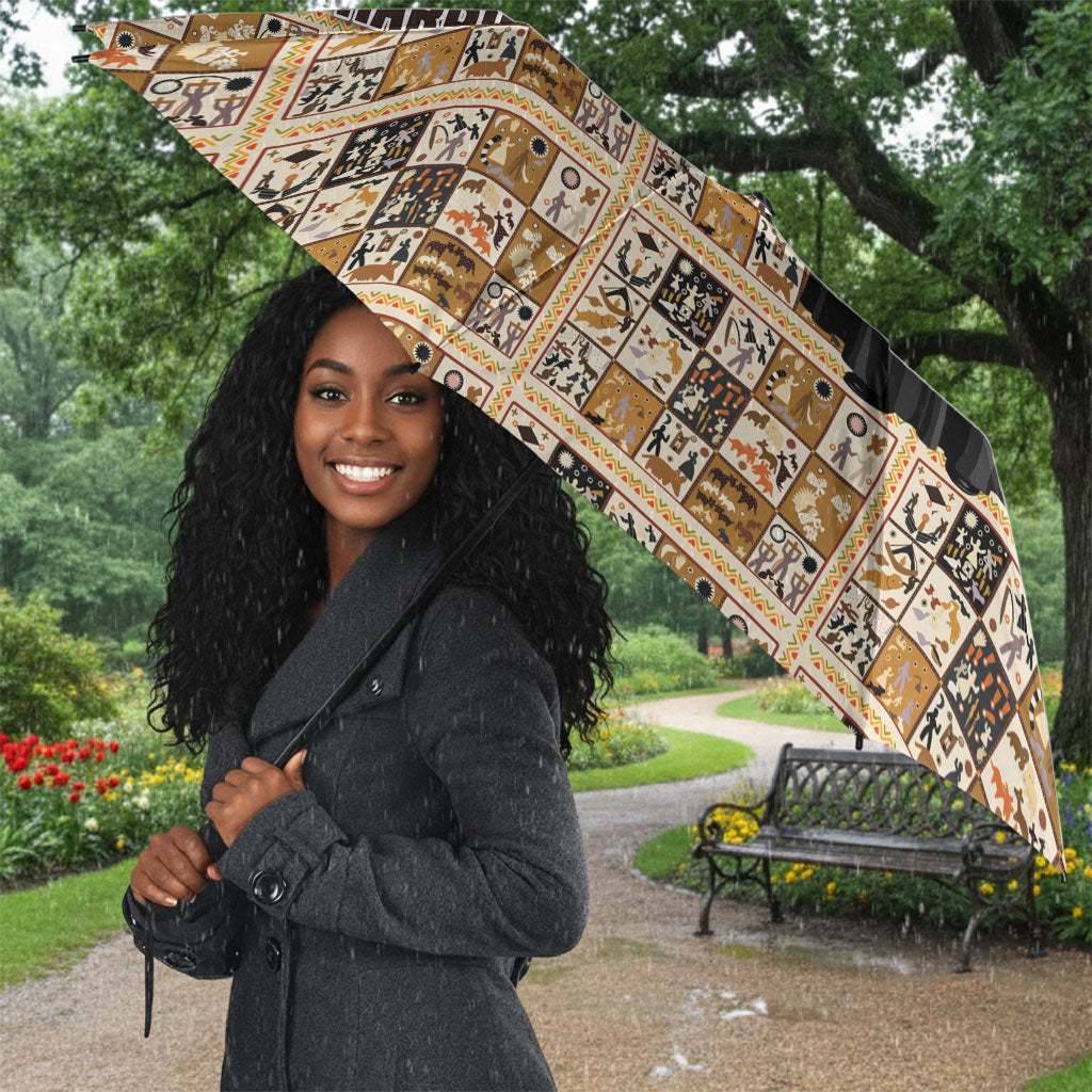 Harriet Powers 1898 Bible Quilt Umbrella African American Folk Art