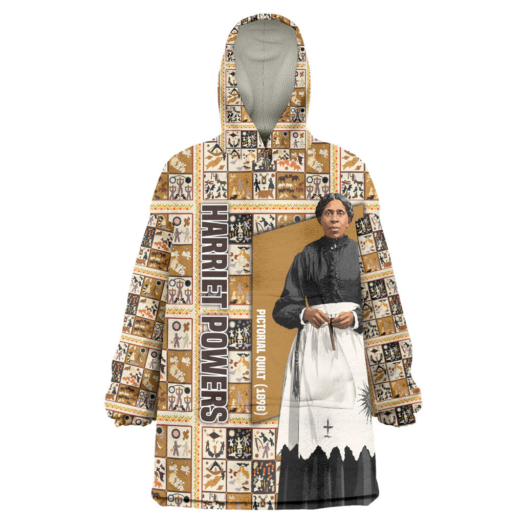 Harriet Powers 1898 Bible Quilt Wearable Blanket Hoodie African American Folk Art