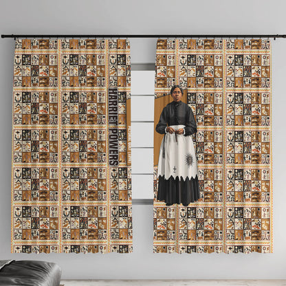 Harriet Powers 1898 Bible Quilt Window Curtain African American Folk Art