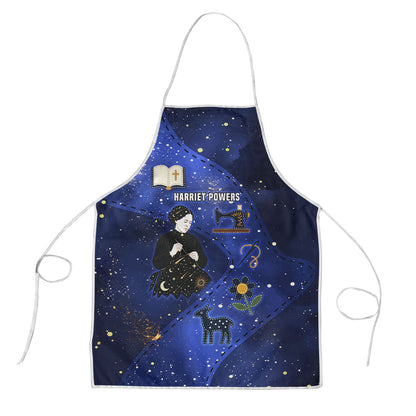Harriet Powers Apron African American History - Galaxy Celestial Starry Night - Folk Art Quilter
