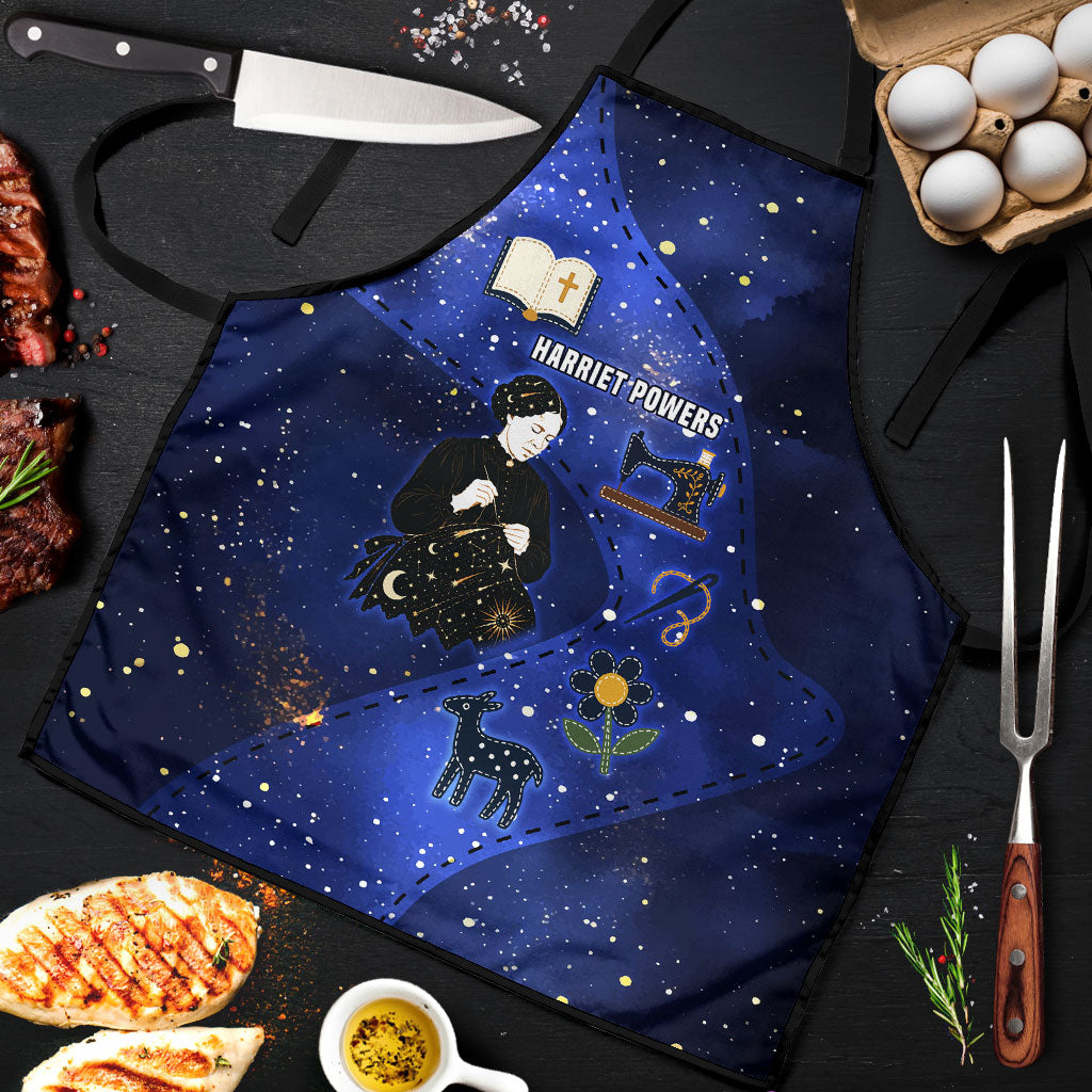 Harriet Powers Apron African American History - Galaxy Celestial Starry Night - Folk Art Quilter