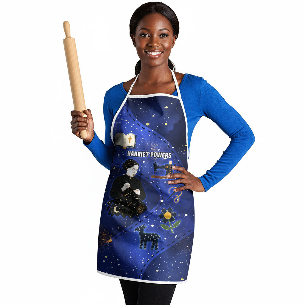 Harriet Powers Apron African American History - Galaxy Celestial Starry Night - Folk Art Quilter