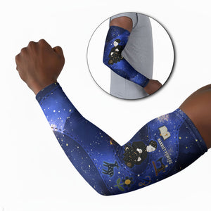 Harriet Powers Arm Sleeves African American History - Galaxy Celestial Starry Night - Folk Art Quilter