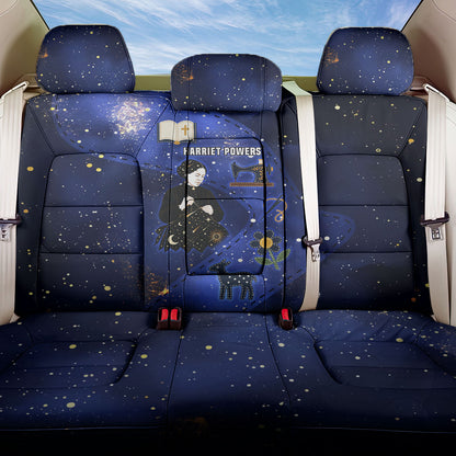 Harriet Powers Back Car Seat Cover African American History - Galaxy Celestial Starry Night - Folk Art Quilter