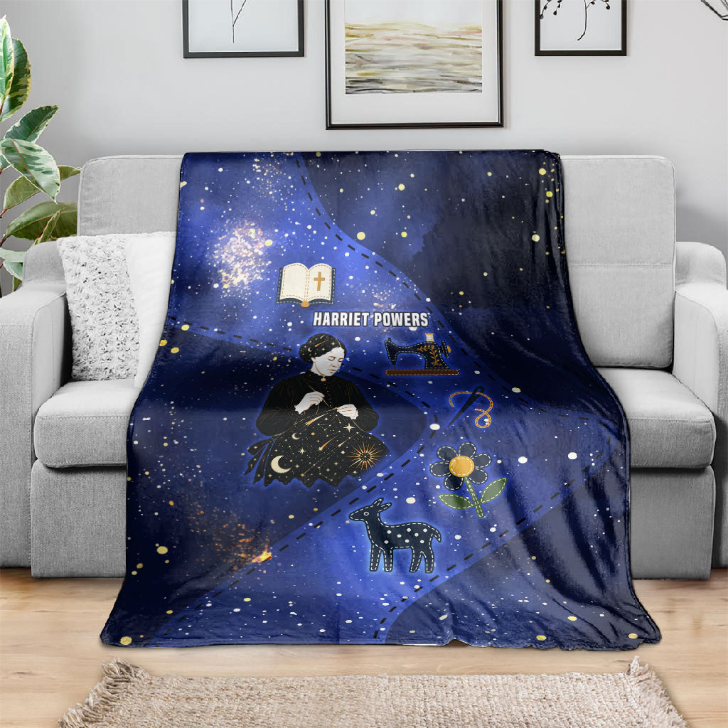 Harriet Powers Blanket African American History - Galaxy Celestial Starry Night - Folk Art Quilter