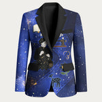 Harriet Powers Blazer African American History - Galaxy Celestial Starry Night - Folk Art Quilter