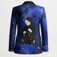 Harriet Powers Blazer African American History - Galaxy Celestial Starry Night - Folk Art Quilter