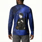 Harriet Powers Button Sweatshirt African American History - Galaxy Celestial Starry Night - Folk Art Quilter