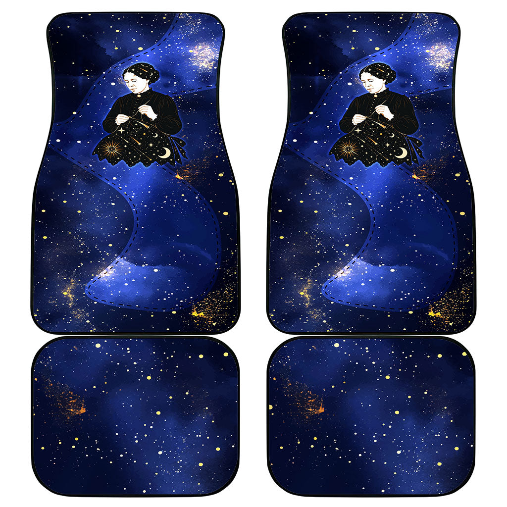 Harriet Powers Car Mats African American History - Galaxy Celestial Starry Night - Folk Art Quilter