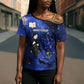 Harriet Powers Cross Shoulder Shirt African American History - Galaxy Celestial Starry Night - Folk Art Quilter