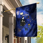 Harriet Powers Garden Flag African American History - Galaxy Celestial Starry Night - Folk Art Quilter