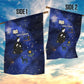 Harriet Powers Garden Flag African American History - Galaxy Celestial Starry Night - Folk Art Quilter