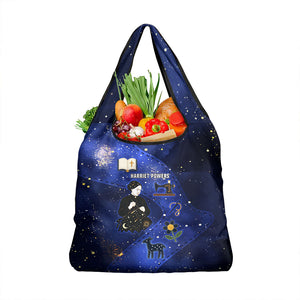 Harriet Powers Grocery Bag African American History - Galaxy Celestial Starry Night - Folk Art Quilter