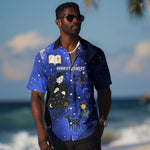 Harriet Powers Hawaiian Shirt African American History - Galaxy Celestial Starry Night - Folk Art Quilter