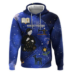 Harriet Powers Hoodie African American History - Galaxy Celestial Starry Night - Folk Art Quilter