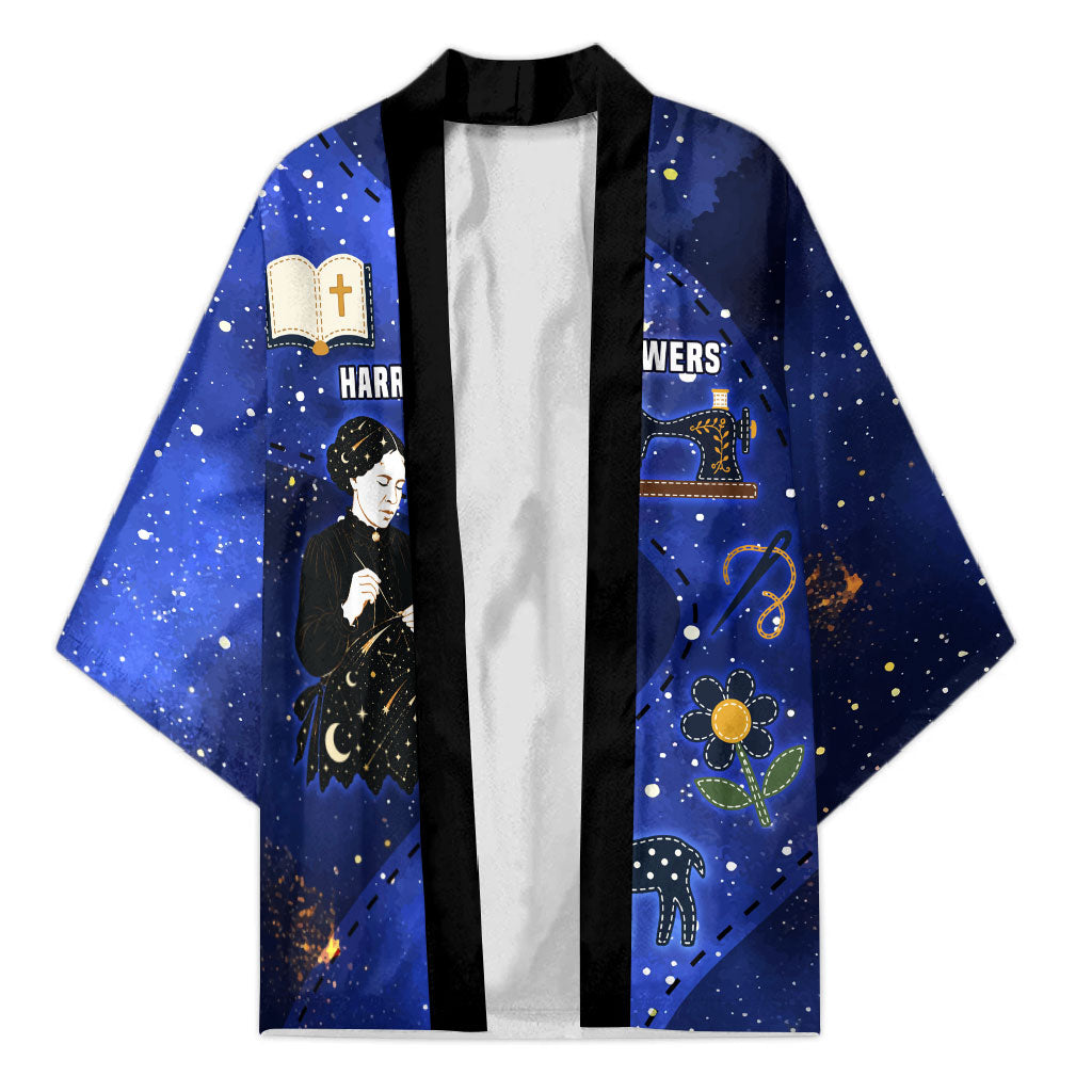 Harriet Powers Kimono African American History - Galaxy Celestial Starry Night - Folk Art Quilter