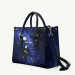 Harriet Powers Leather Bag African American History - Galaxy Celestial Starry Night - Folk Art Quilter