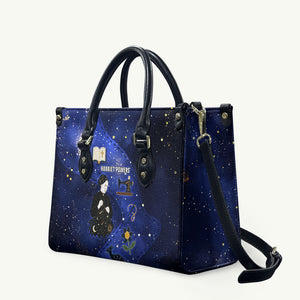 Harriet Powers Leather Bag African American History - Galaxy Celestial Starry Night - Folk Art Quilter