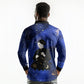 Harriet Powers Long Sleeve Polo Shirt African American History - Galaxy Celestial Starry Night - Folk Art Quilter