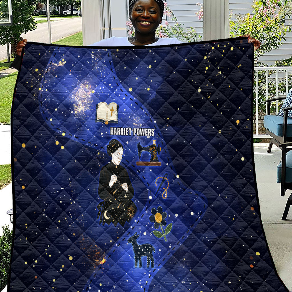 Harriet Powers Quilt African American History - Galaxy Celestial Starry Night - Folk Art Quilter