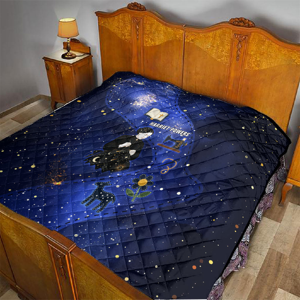 Harriet Powers Quilt African American History - Galaxy Celestial Starry Night - Folk Art Quilter