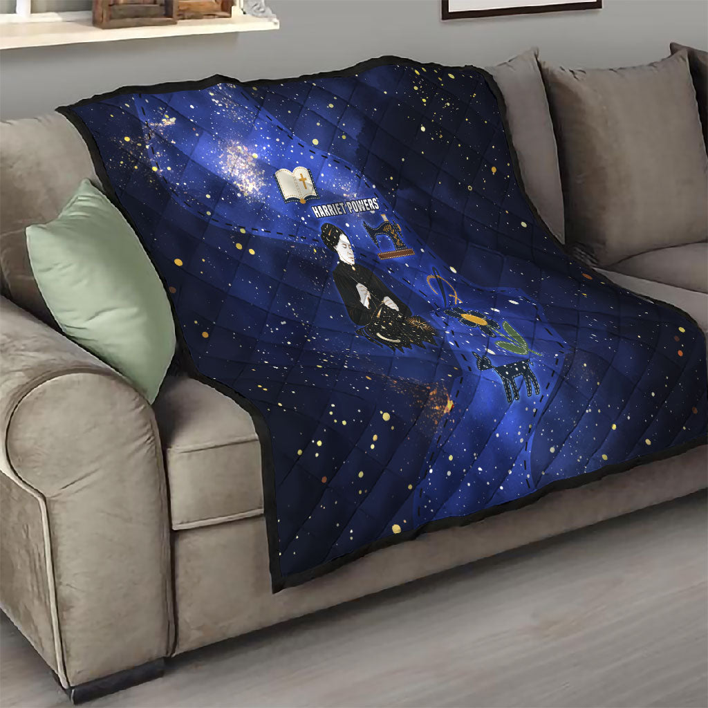 Harriet Powers Quilt African American History - Galaxy Celestial Starry Night - Folk Art Quilter