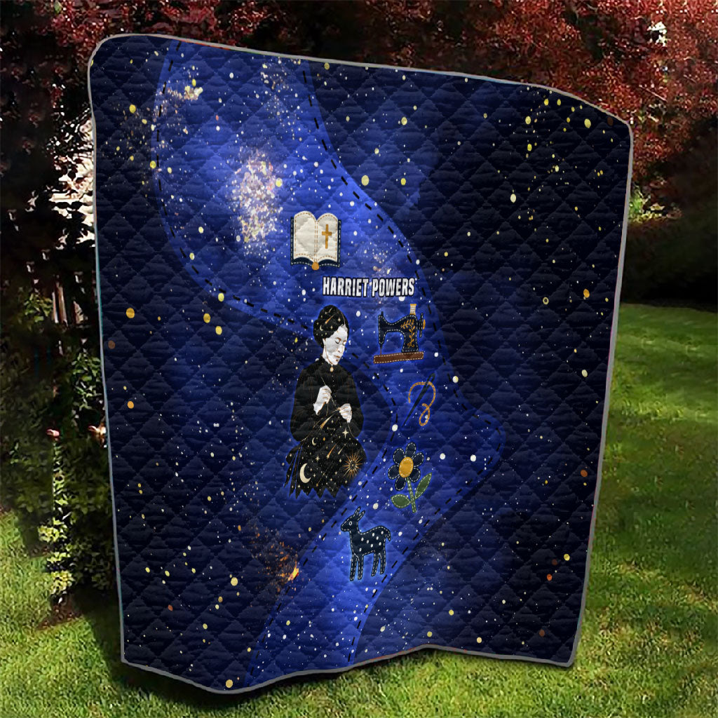 Harriet Powers Quilt African American History - Galaxy Celestial Starry Night - Folk Art Quilter