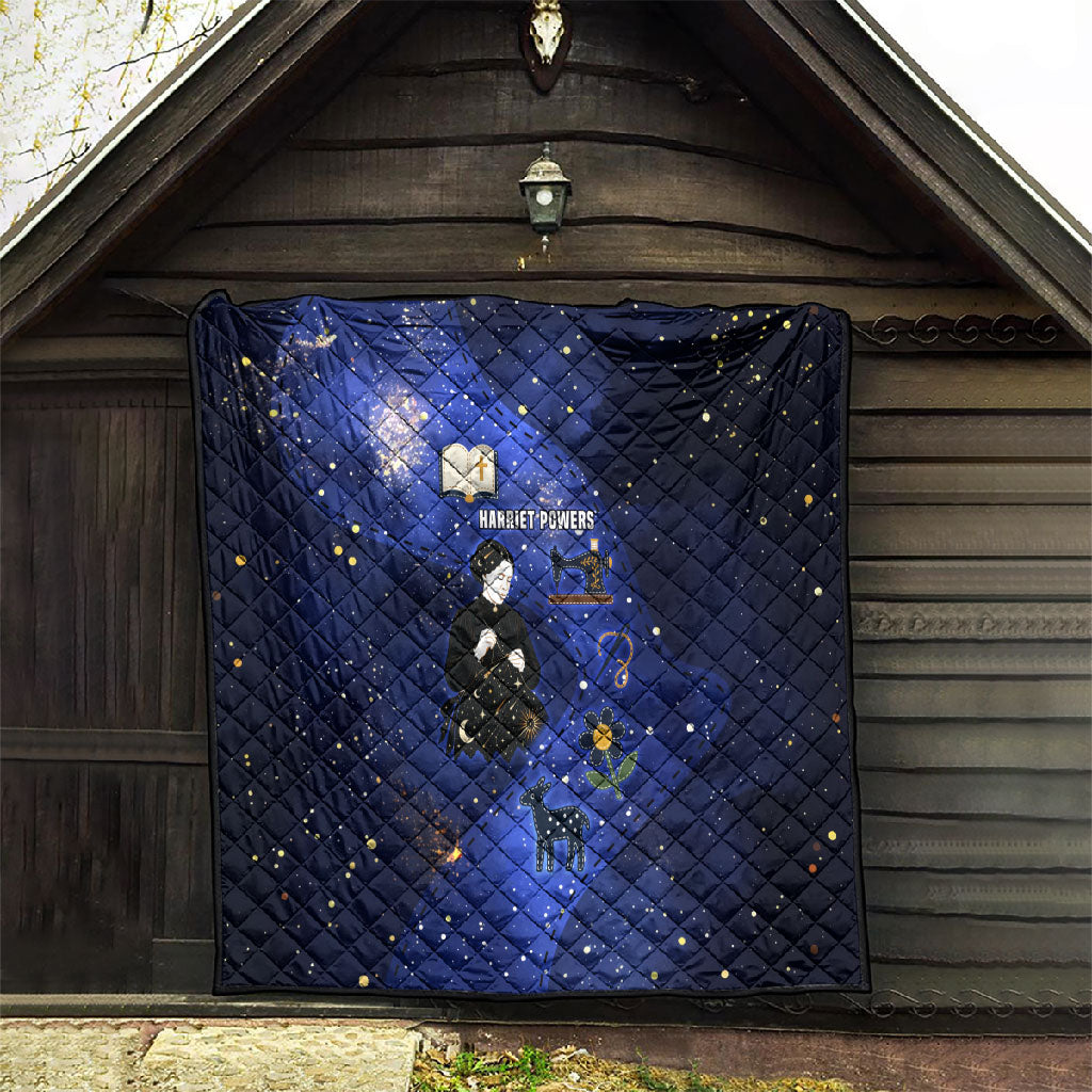 Harriet Powers Quilt African American History - Galaxy Celestial Starry Night - Folk Art Quilter