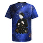 Harriet Powers Rugby Jersey African American History - Galaxy Celestial Starry Night - Folk Art Quilter