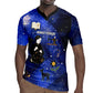 Harriet Powers Rugby Jersey African American History - Galaxy Celestial Starry Night - Folk Art Quilter