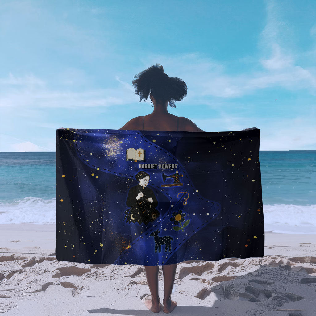 Harriet Powers Sarong African American History - Galaxy Celestial Starry Night - Folk Art Quilter