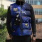 Harriet Powers Sleeveless Puffer Jacket African American History - Galaxy Celestial Starry Night - Folk Art Quilter