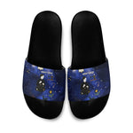Harriet Powers Slide Sandals African American History - Galaxy Celestial Starry Night - Folk Art Quilter
