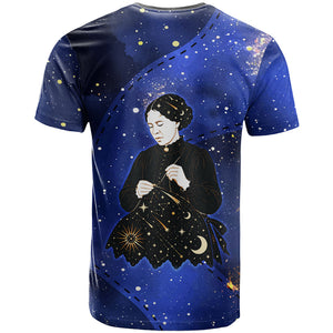 Harriet Powers T shirt African American History - Galaxy Celestial Starry Night - Folk Art Quilter