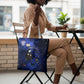 Harriet Powers Tote Bag African American History - Galaxy Celestial Starry Night - Folk Art Quilter