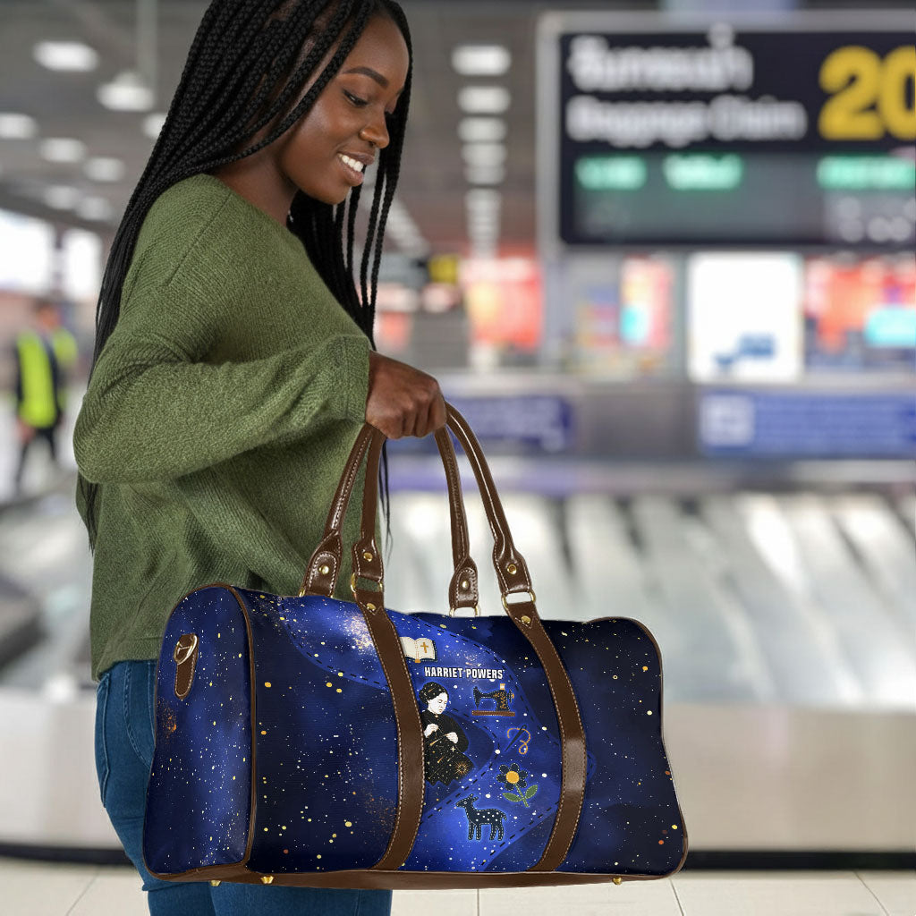 Harriet Powers Travel Bag African American History - Galaxy Celestial Starry Night - Folk Art Quilter