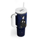 Harriet Powers Tumbler With Handle African American History - Galaxy Celestial Starry Night - Folk Art Quilter