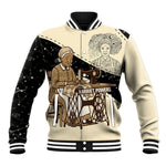 Harriet Powers Celestial Mystery Baseball Jacket Vintage Line Art - African American Folk Quilt Pattern