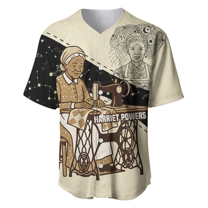 Harriet Powers Celestial Mystery Baseball Jersey Vintage Line Art - African American Folk Quilt Pattern